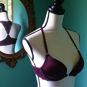 Aerie racerback pushup underwire bra 34A like new